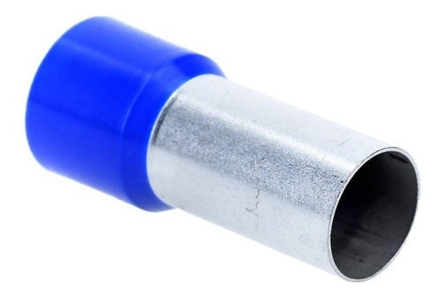 Dmti Kit 10un Terminal Tubular Ilhós 120mm Isolado Azul E120-27