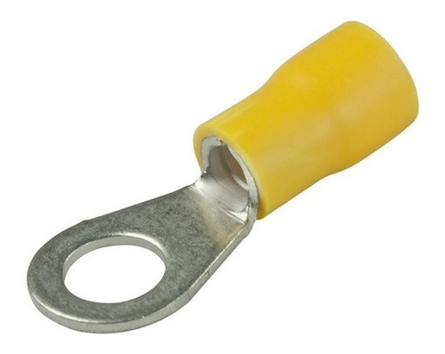 Dmti 500un Terminal Anel Rv3.5-5 Amarelo Pré Isolado 4mm - 6mm