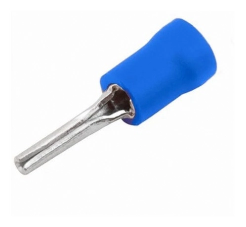 Dmti 1000un Terminal Pino Agulha Pre Isolado 1,5mm A 2,5mm Azul