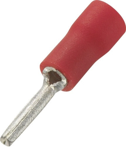Dmti 200un Terminal Pino Agulha Pre Isolado 0,5 A 1,5mm Vermelho