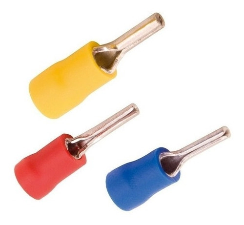 Dmti 500un Kit Terminais Pino Agulha Pré Isolados 0,5mm A 6,0mm