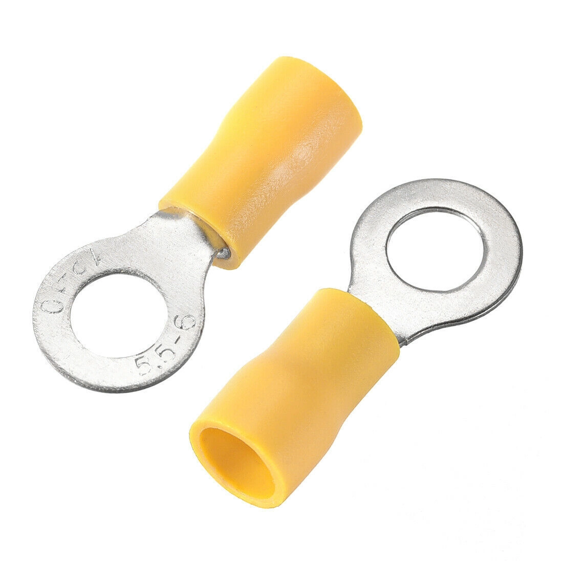 Dmti Terminal Olhal 4mm A 6mm Furo 6mm Rv5.5-6 Amarelo M6 - 200un