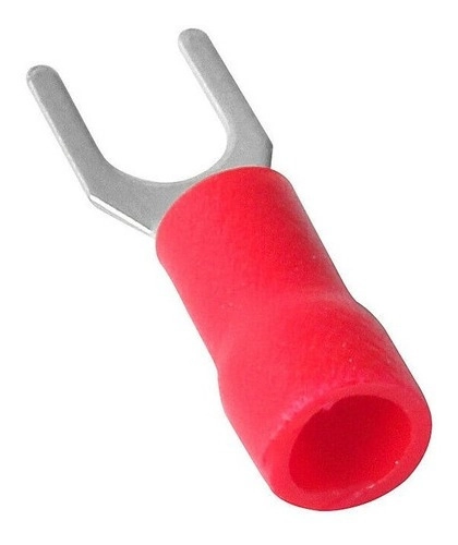 Dmti 500un Terminal Forquilha Garfo Pré Isolado Vermelho 1,5mm