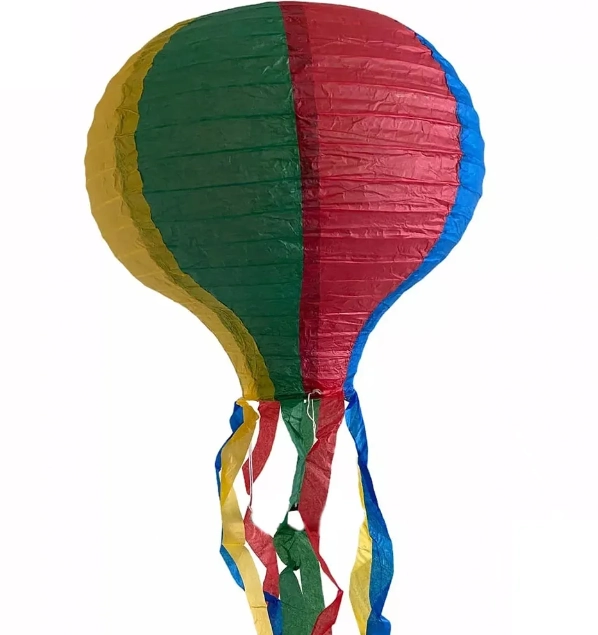 Enfeite Balao Lanterna Junino Papel 40cm Alianca