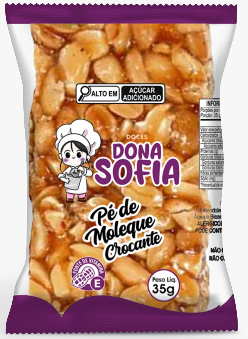 Pe De Moleque 35g 165 Dona Sofia