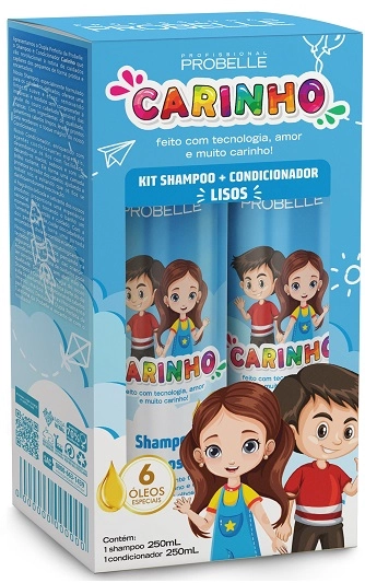 Kit Probelle Carinho Infantil Sh Cond 250ml Lisos