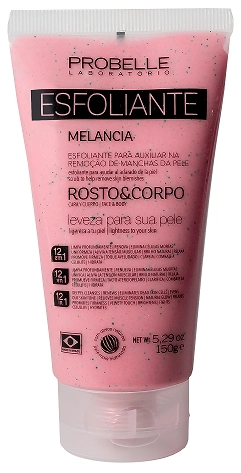 Esfoliante Rosto E Corpo Probelle Laboratorio 150g Melancia