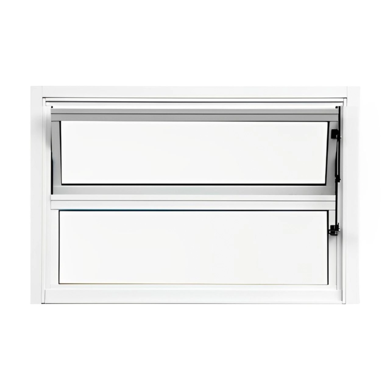 Janela Vitro Basculante 40x60 Alumínio Branco Com Vidros