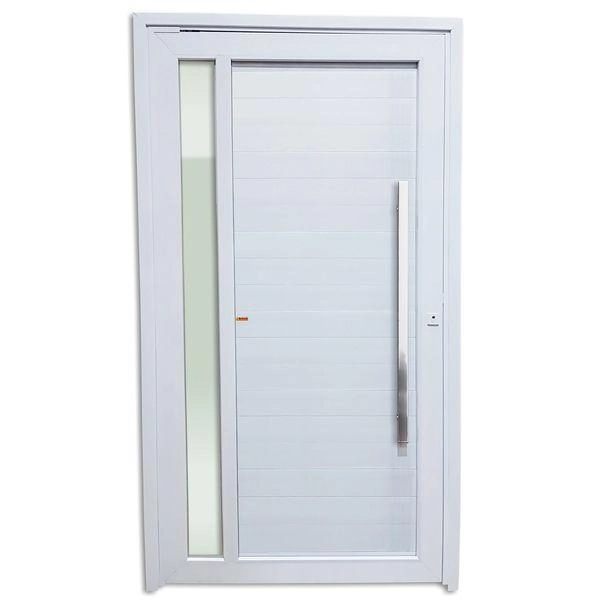 Porta Pivotante Com Visor Lambril Branco Esquerda 230x110
