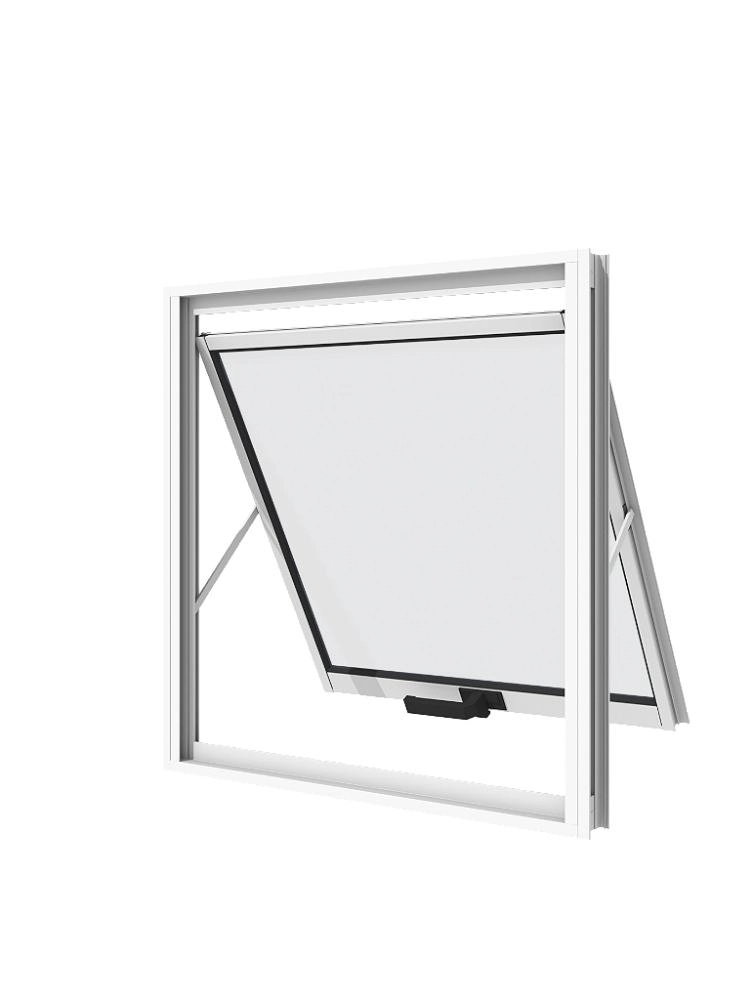 Janela Maxim Ar Alumínio Premium Vidro Liso Branco - 60x100