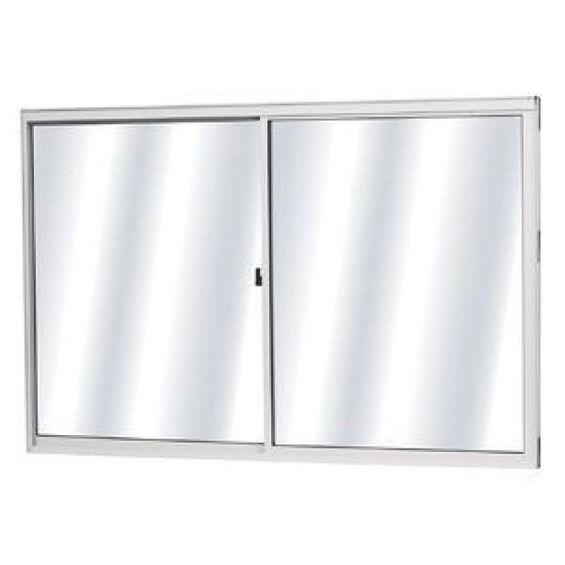 Janela De Alumínio 02 Folhas Móveis Branca - 60x120