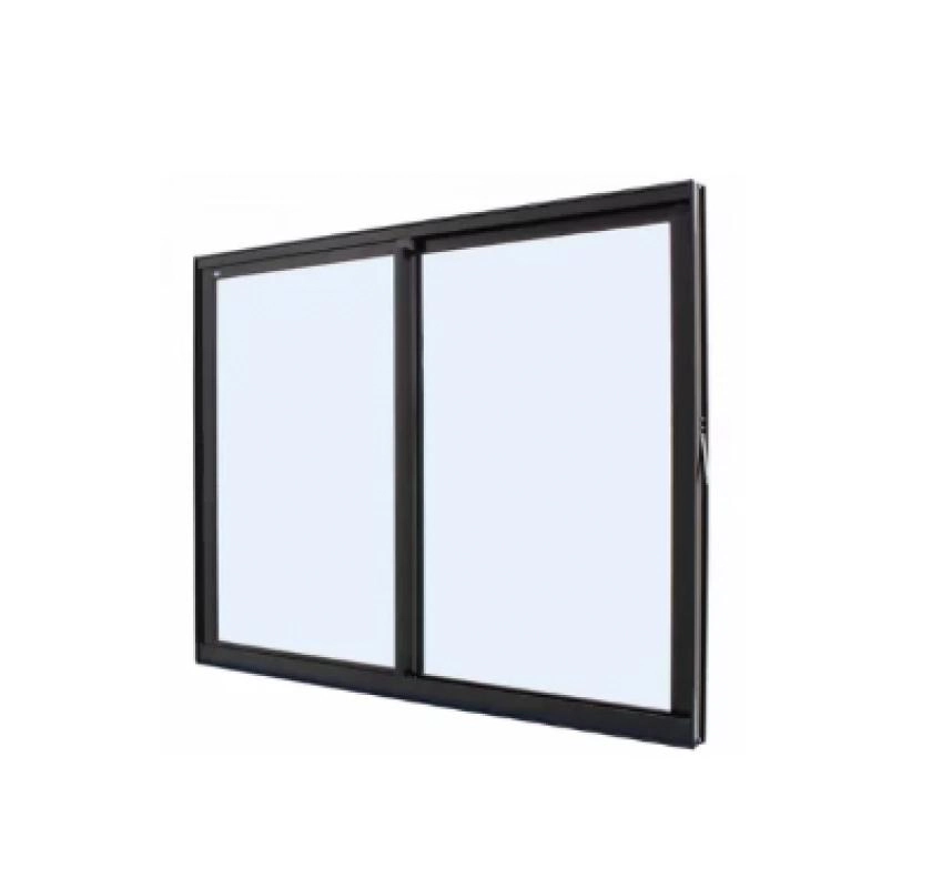 Janela De Alumínio 02 Folhas Fit Preto - 60x60