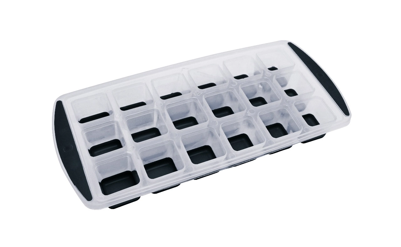 Forma De Gelo Plastico C/fundo Silicone 18 Cavidades