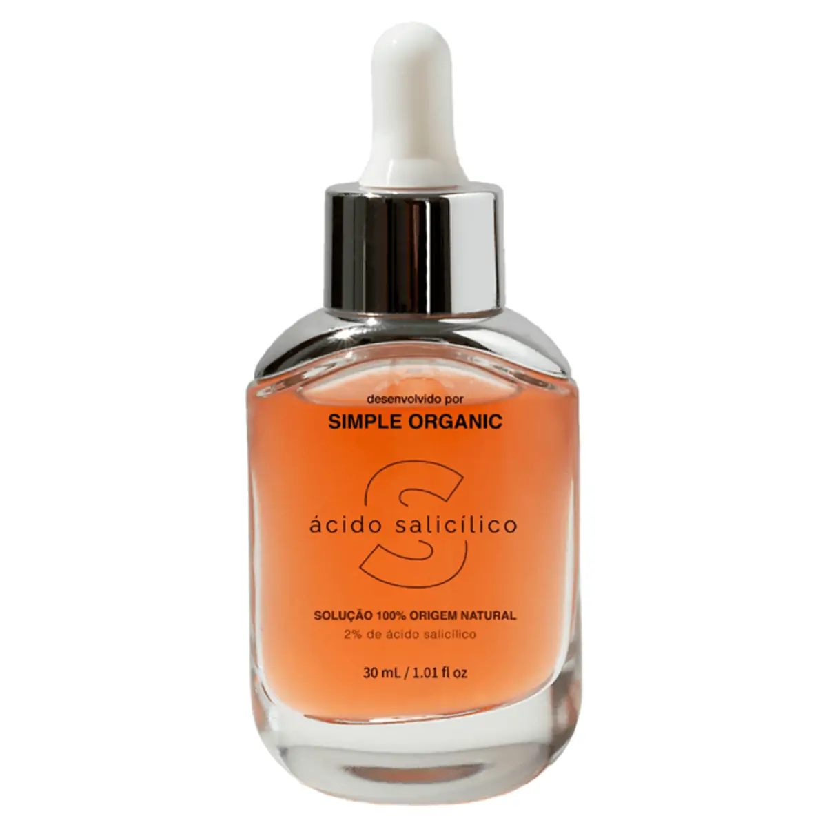 Solução Natural ácido Salicílico 2 Simple Organic Caixa 30ml