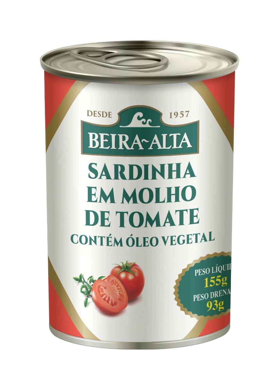 Sardinha Beira Alta Molho Tomate Lt 155g