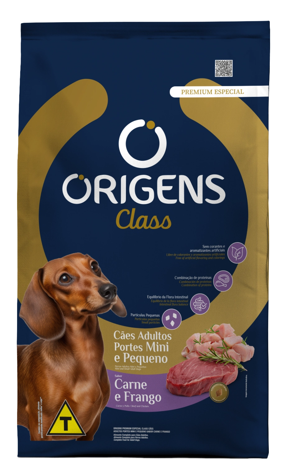Origens Adulto Mini/peq Class Carne/fra 15kg
