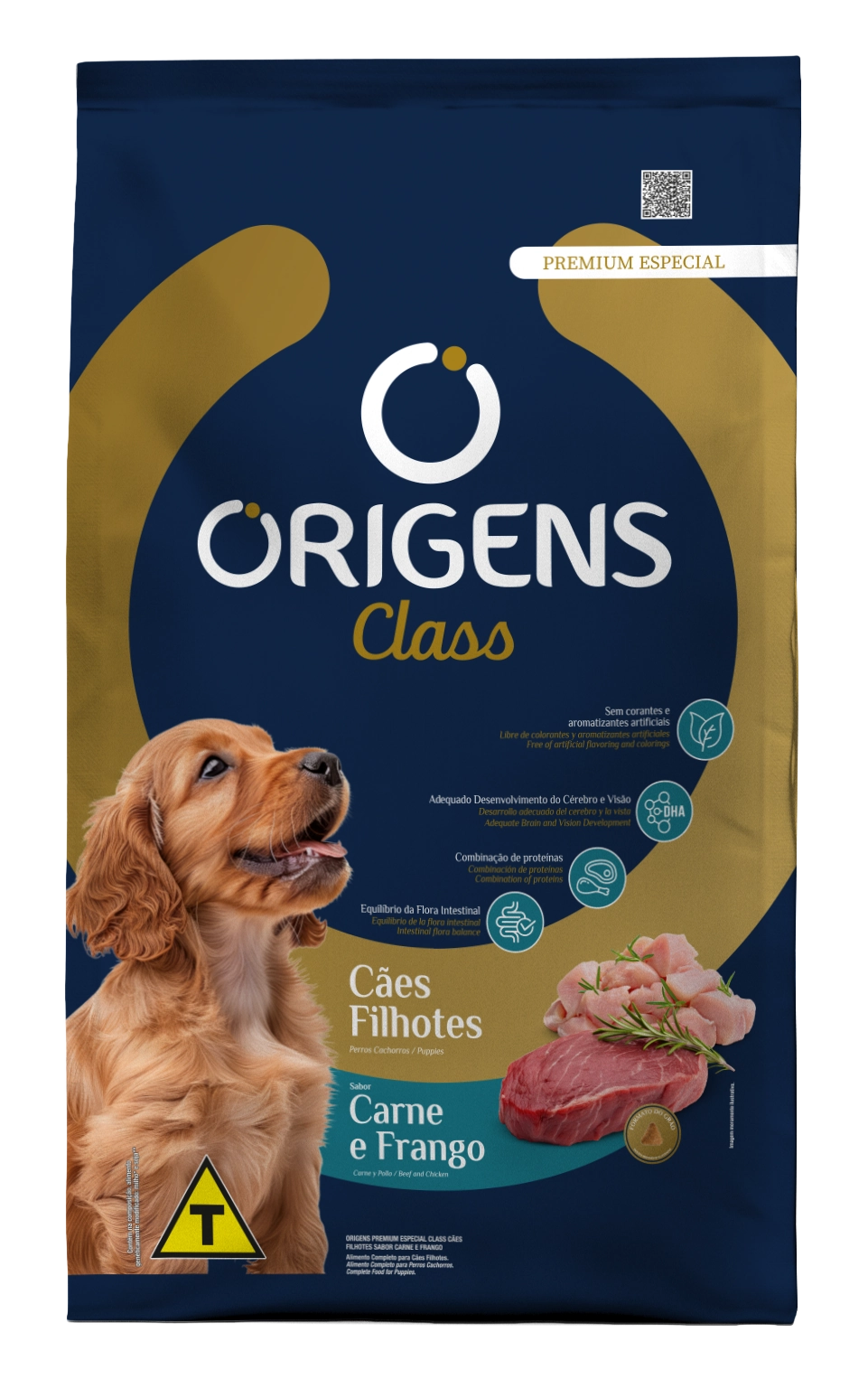 Origens Filhote Class Carne/frango 15kg