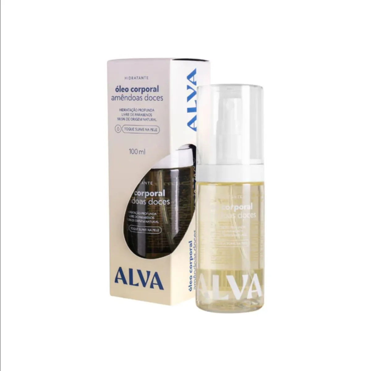 Oleo Corporal Hidratante De Amendoa Doce Alva 100ml