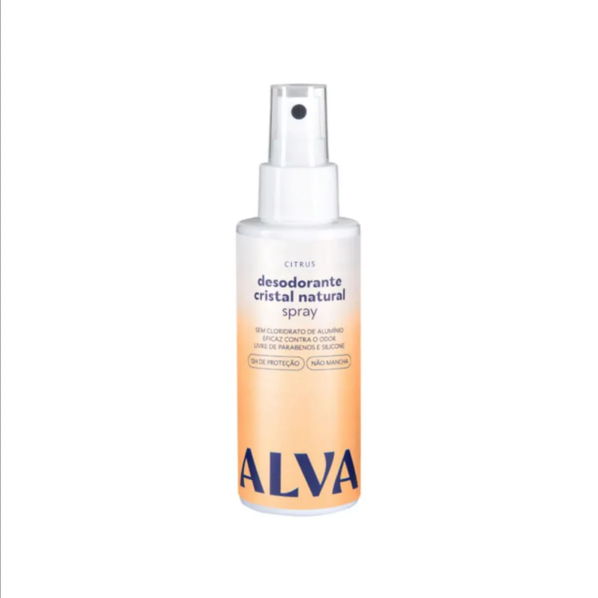 Desodorante Alva Spray Cristal Natural Citrus Vegano 120ml