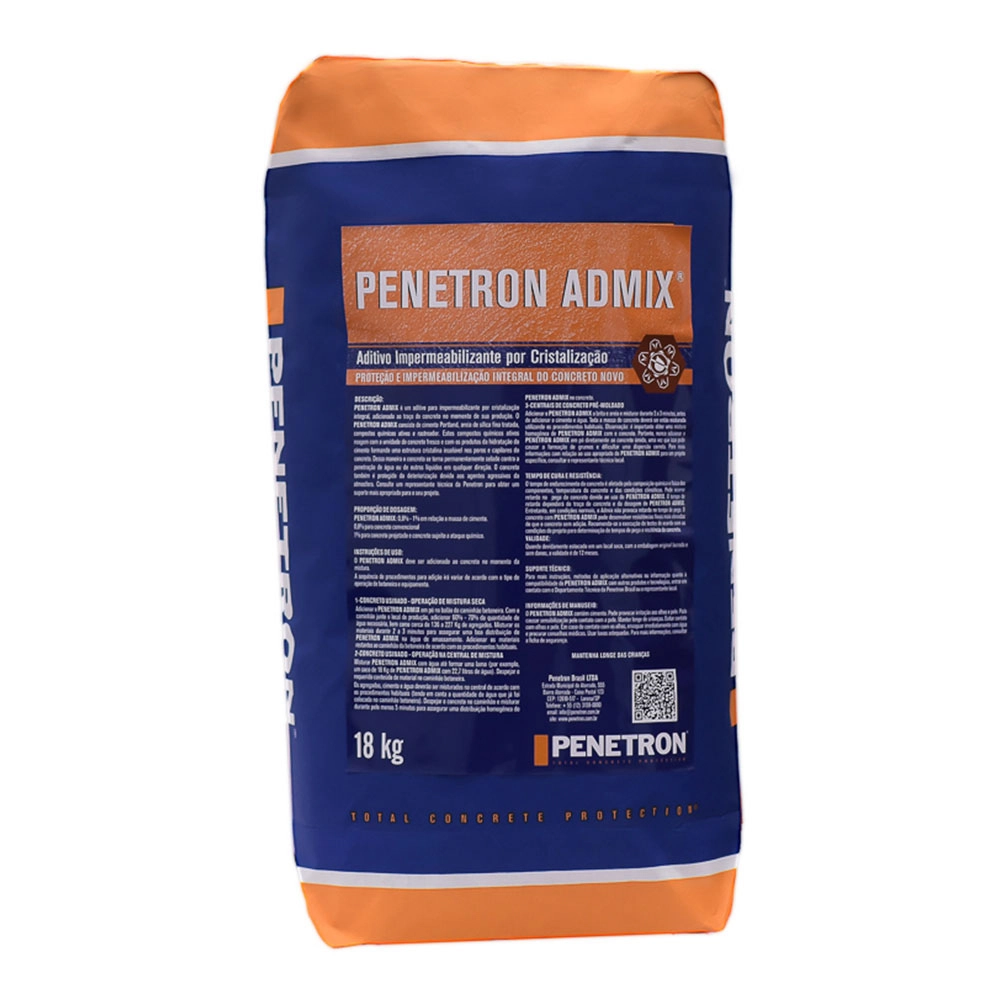 Penetron Admix Com Rastreador Saco 18 Kg