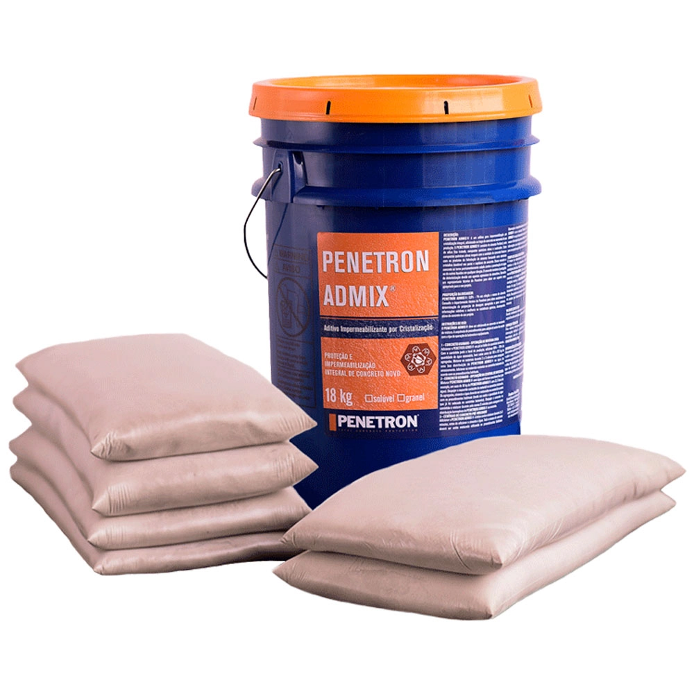 Penetron Admix Com Rastreador Solúvel Balde 18 Kg