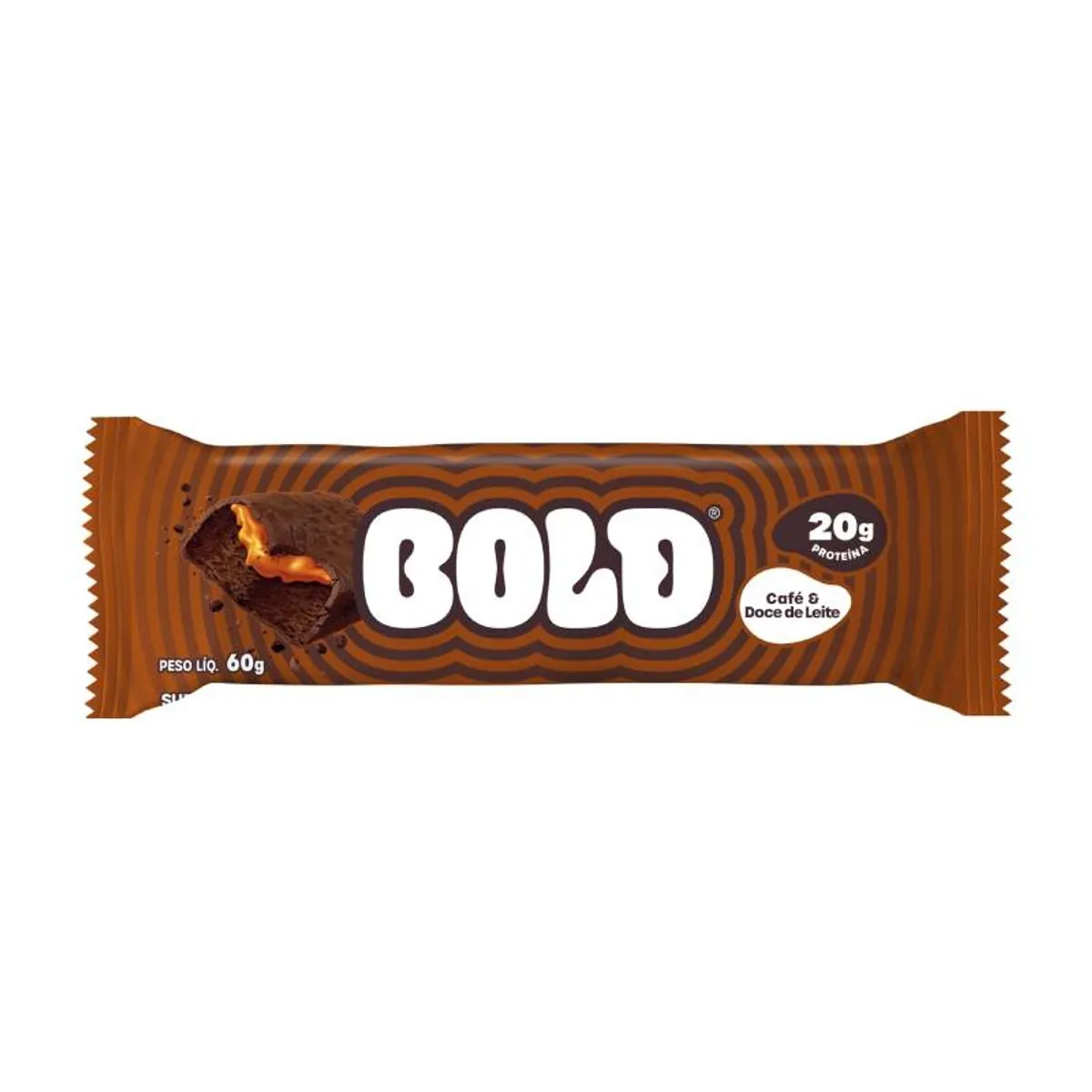 Barra Proteina Bold 60g Cafe E Doce De Leite