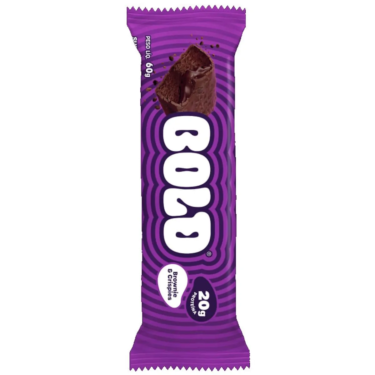 Barrinha Brownie Crispies 60g Bold Snacks