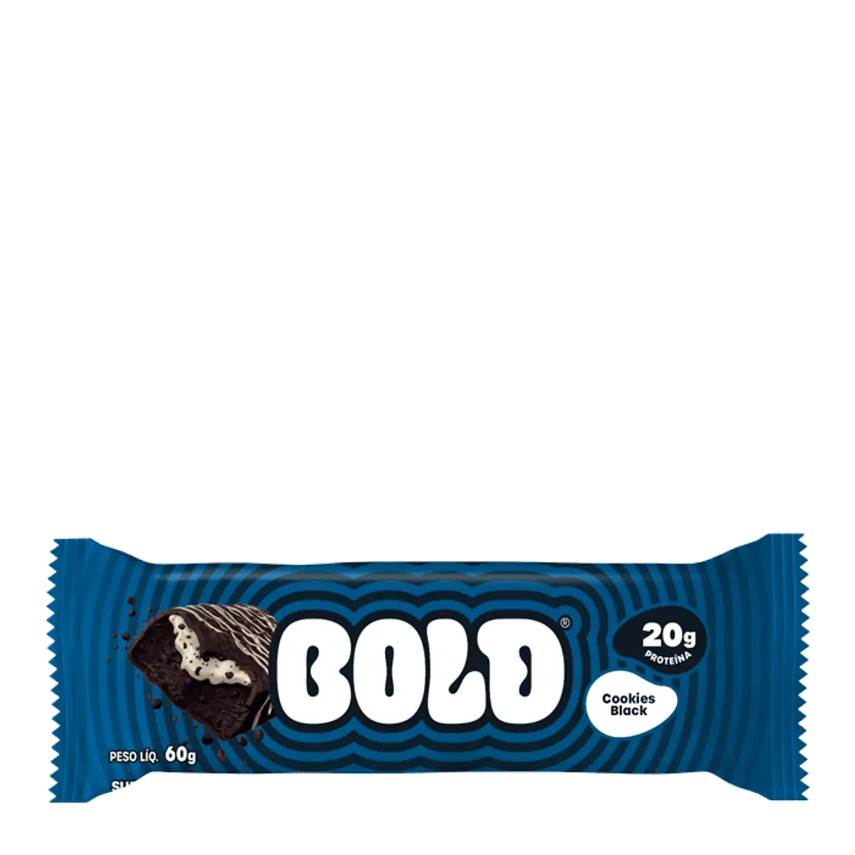 Barra Protein Bold 60g Cookies Black