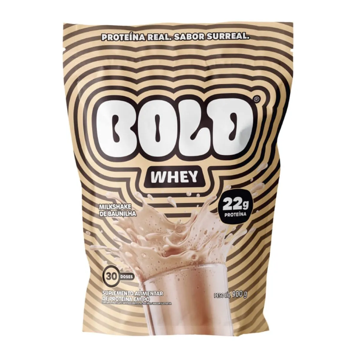 Whey Milkshake de Baunilha Bold 900g