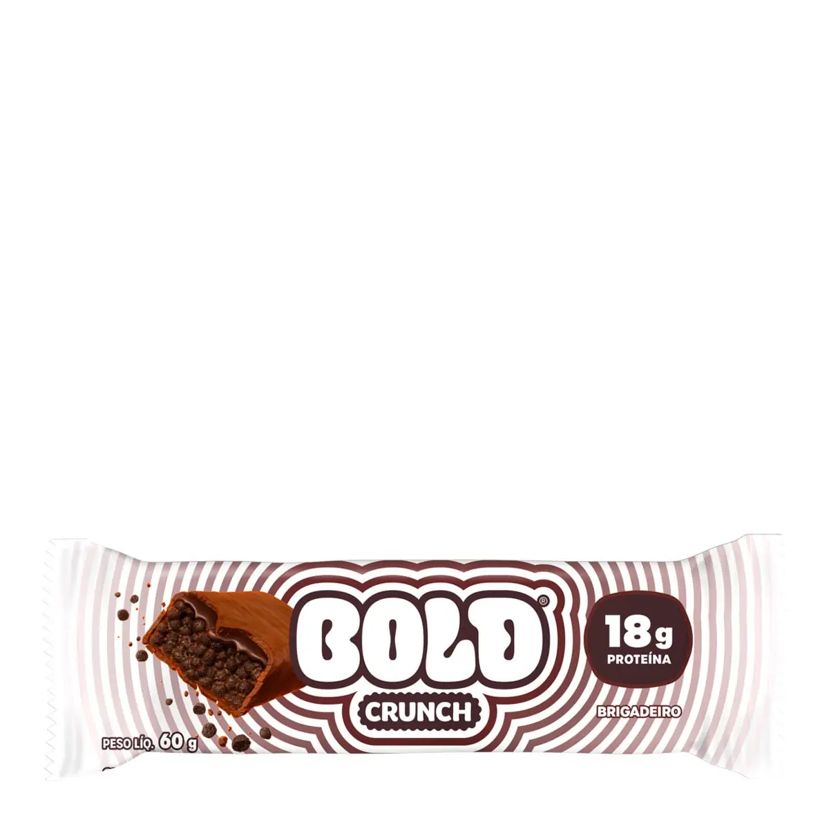 Barrinha Brigadeiro Crunch 60g Bold Snacks