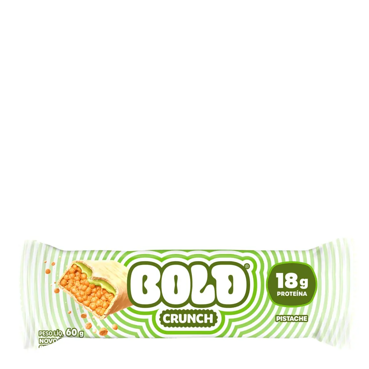 Barrinha Pistache Crunch 60g Bold Snacks