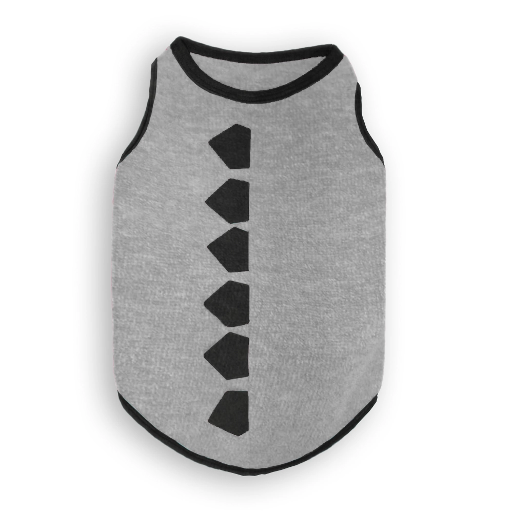 Camiseta Plush Cinza E Preto 4278925