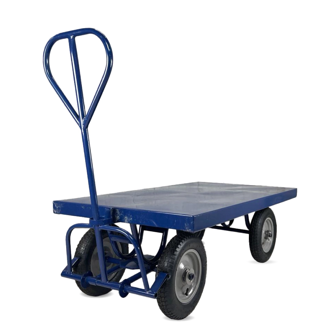 Carro Plataforma Com Tampo Em Aço 450kg C-128-d
