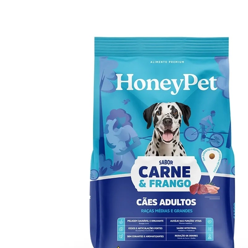 Racao Honey Pet 6kg Carne/fgo P/caes