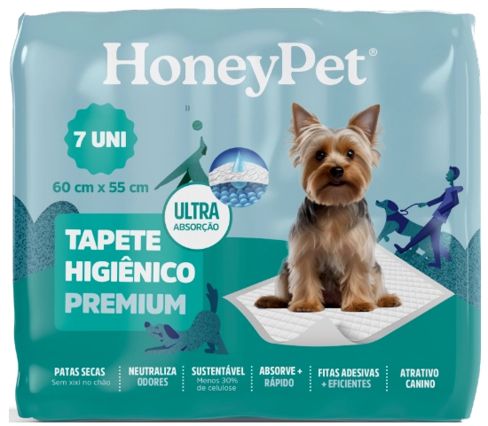 Honey Pet Tapete Higienico P/ Caes C/ 7un