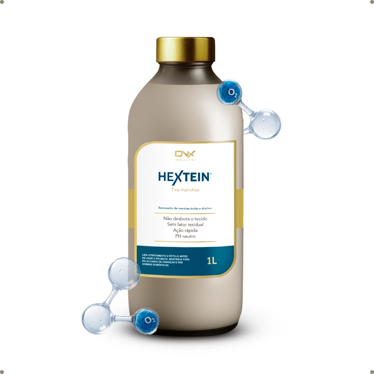 Removedor de Manchas Concentrado para Tecidos Ph Neutro Hextein 1L CleanNew