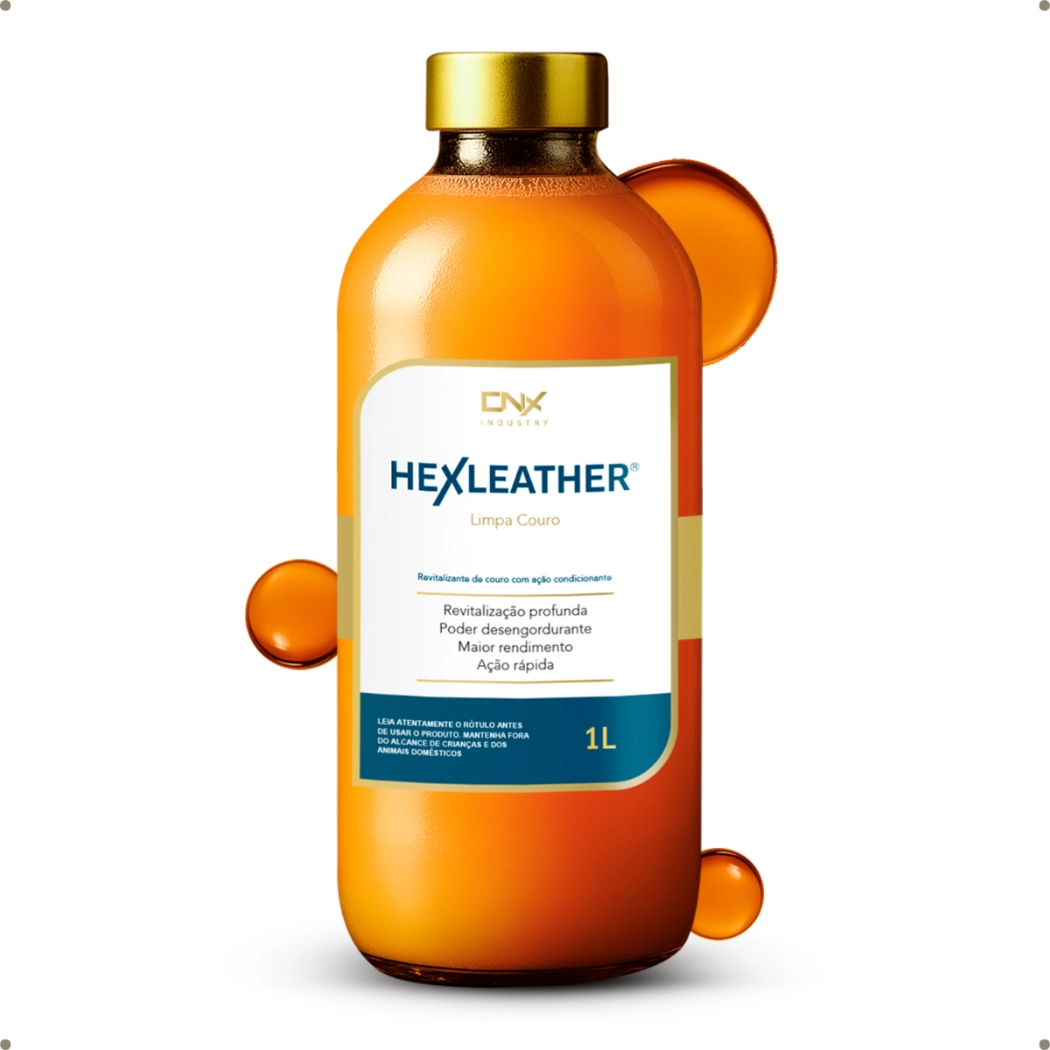 Revitalizador De Couro Ação Hidratante Hexleather Limpeza Profunda Tecnologia Inovadora 1l