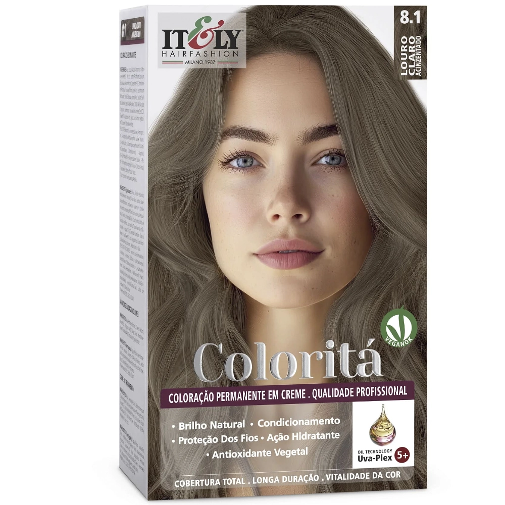 Coloracao Kit Permanente Em Creme Itely Colorita 8.1 1un