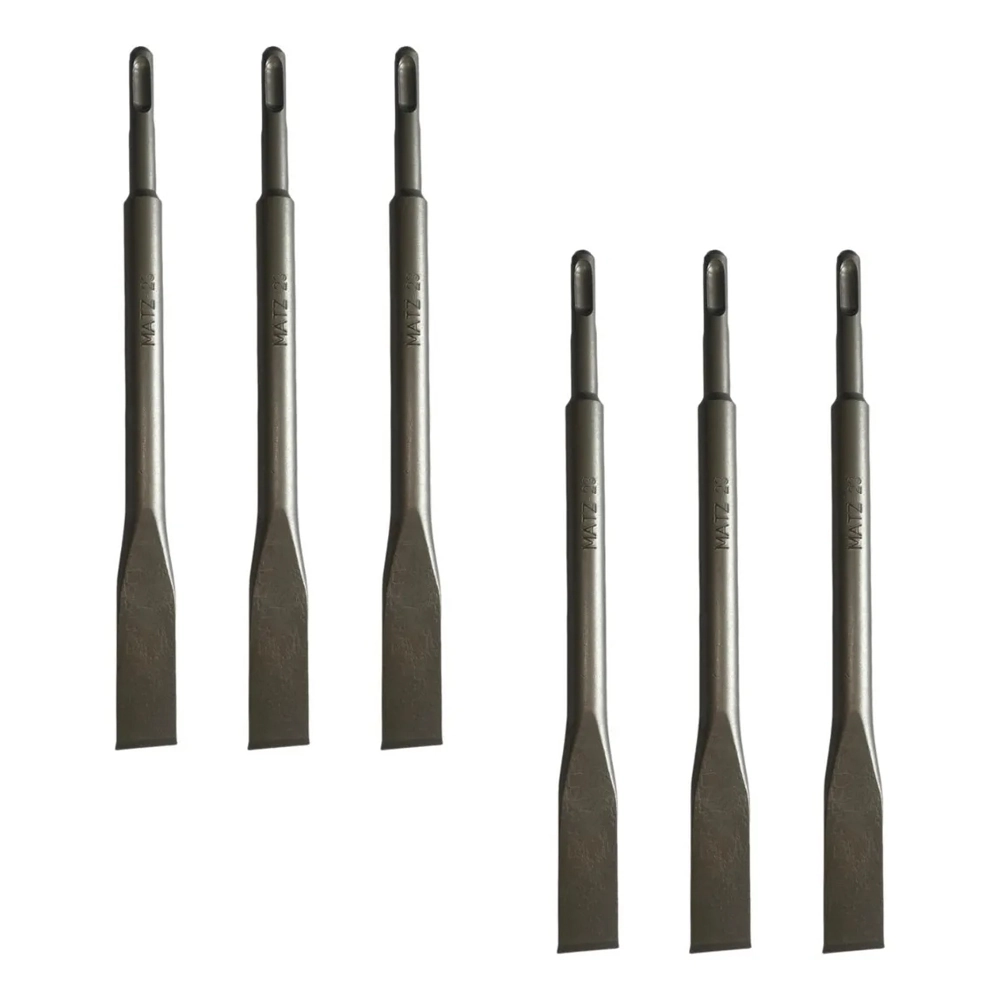 Kit 6 Talhadeira Martelete Rompedor Sds Plus 20x250mm Matz