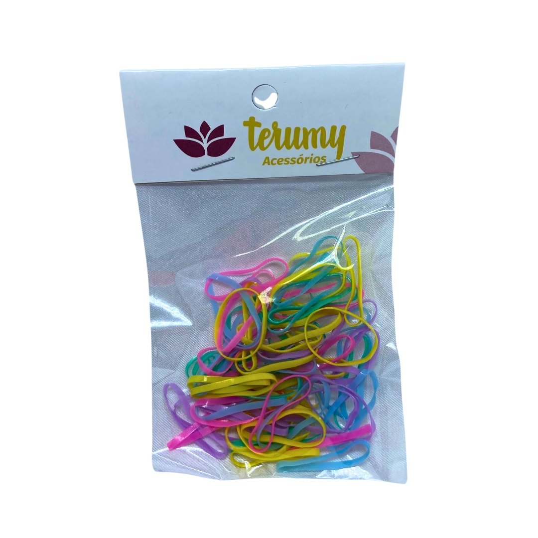Elastico P/cabelo Terumy Silicone G 1un 2/2