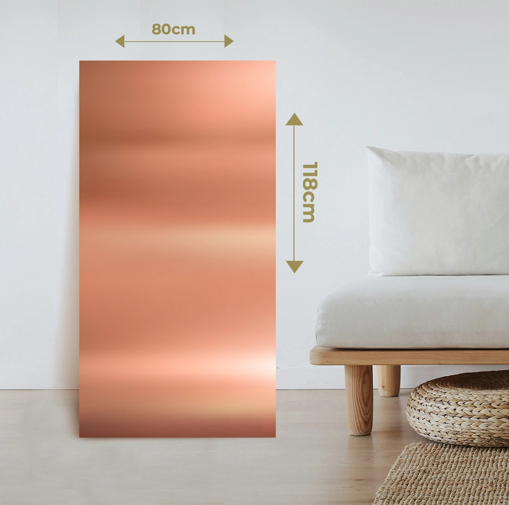 Revestimento Espelhado Bronze 5mm · Fibra De Carbono De Bambu Com Efeito Metálico 1m² - 1,18m X 0,80m