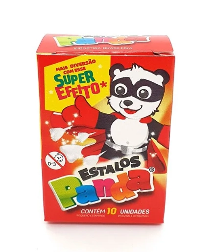 Estalos Pandinha C/10 Estalos Panda
