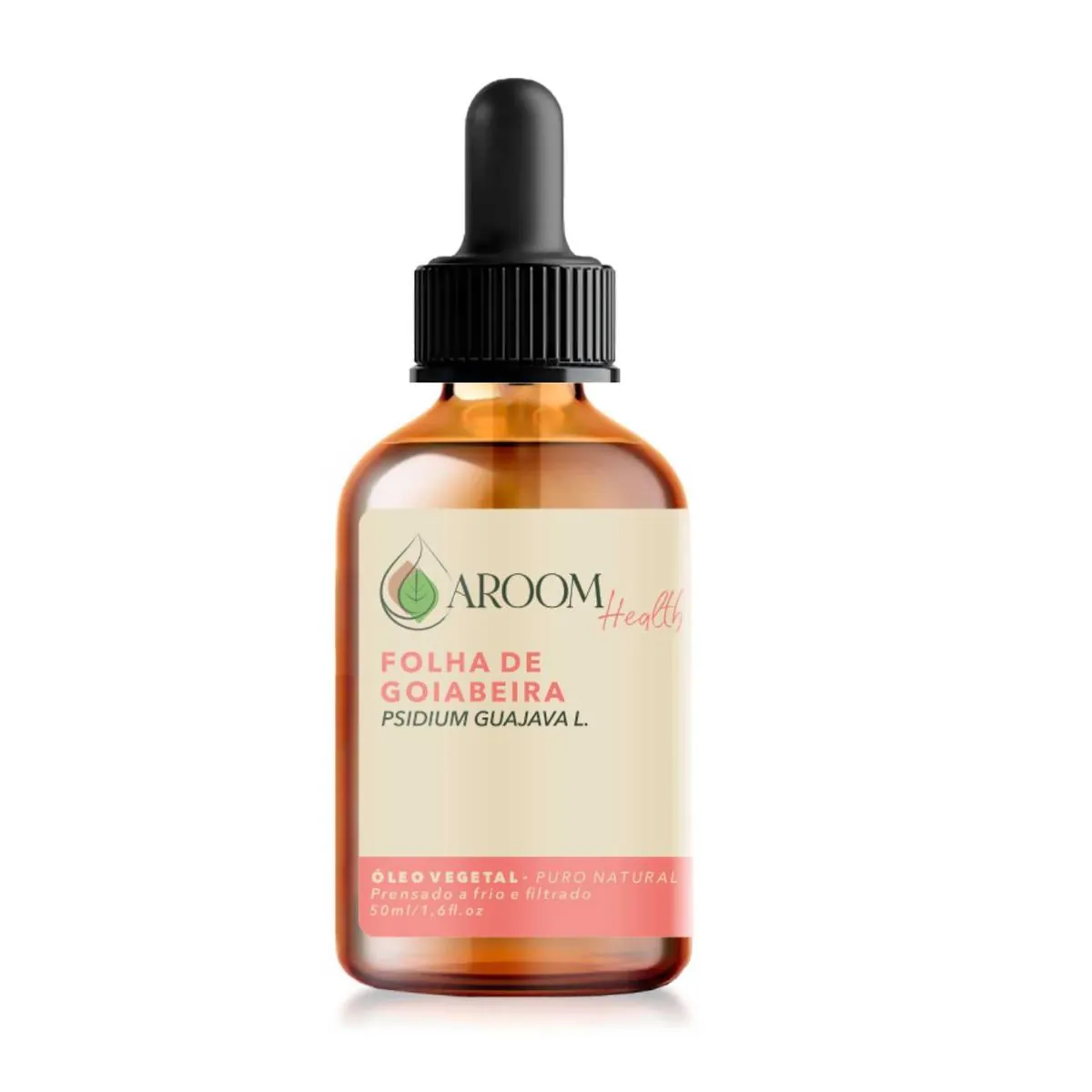 Óleo vegetal de folha da goiabeira 100% puro natural - 50 ml