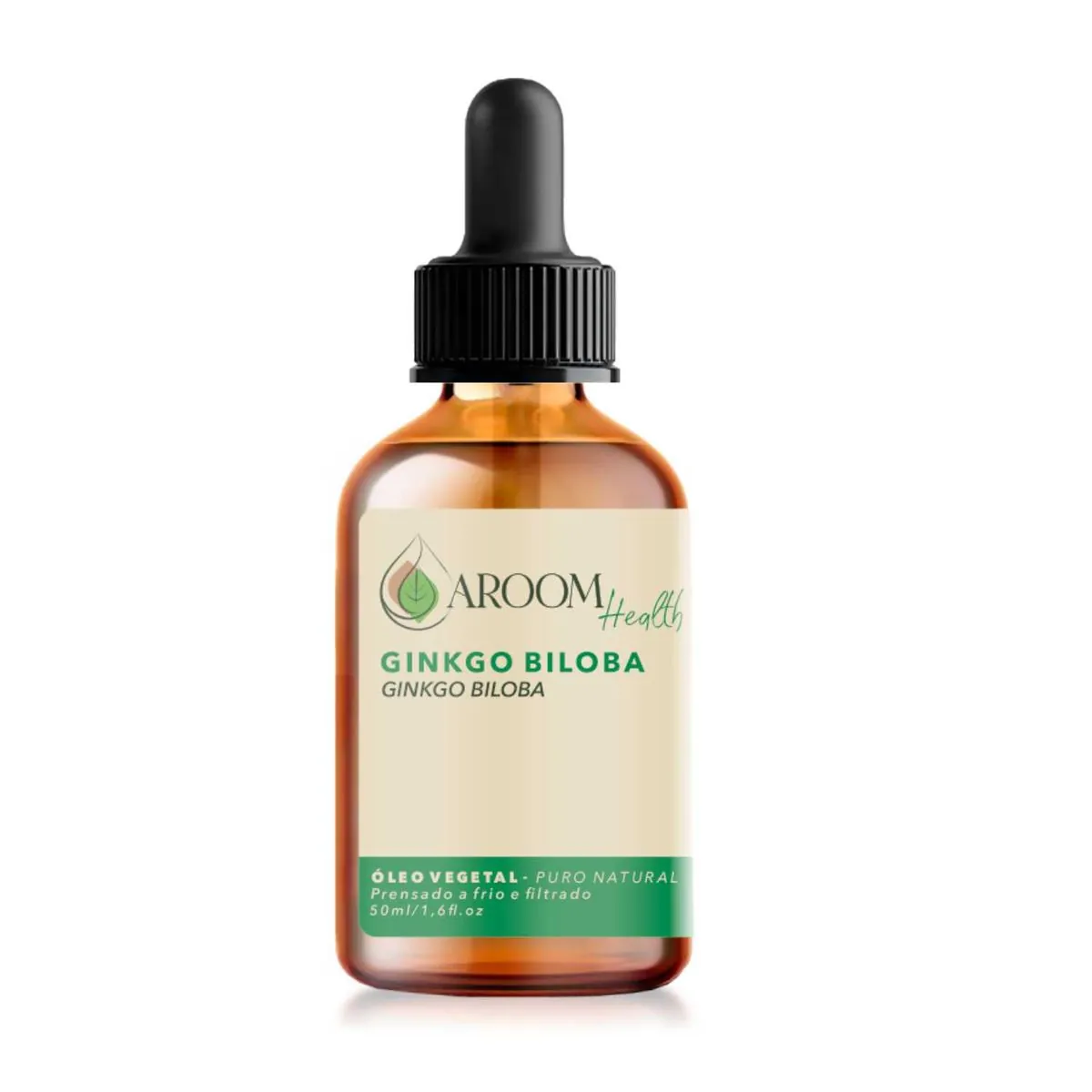 Óleo vegetal puro natural de Ginkgo Biloba - 50 ml