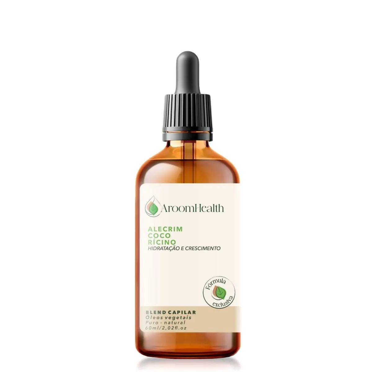 Blend de óleos capilares hidratação e crescimento - 60ml Fórmula Exclusiva