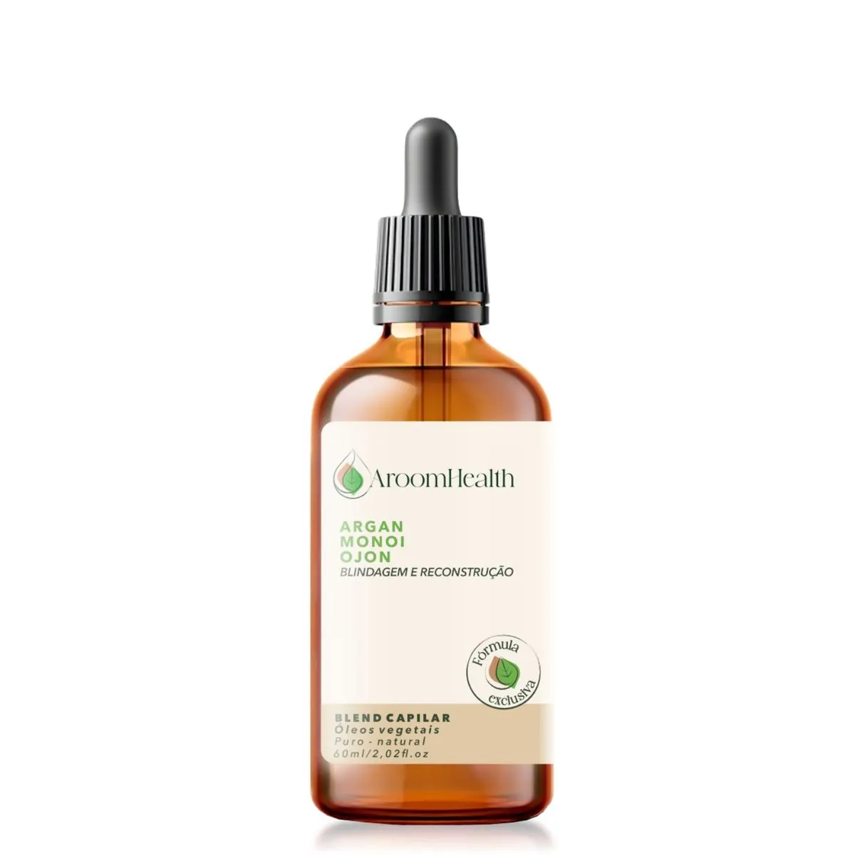 Blend de óleos capilares Blindagem e Reconstrução 60 ml -Fórmula Exclusiva