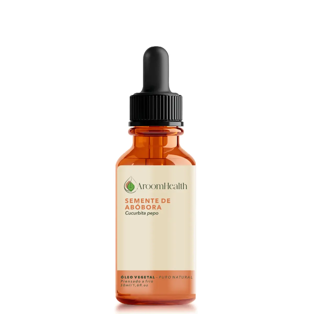 Óleo vegetal puro natural de semente de Abóbora - 30 ml