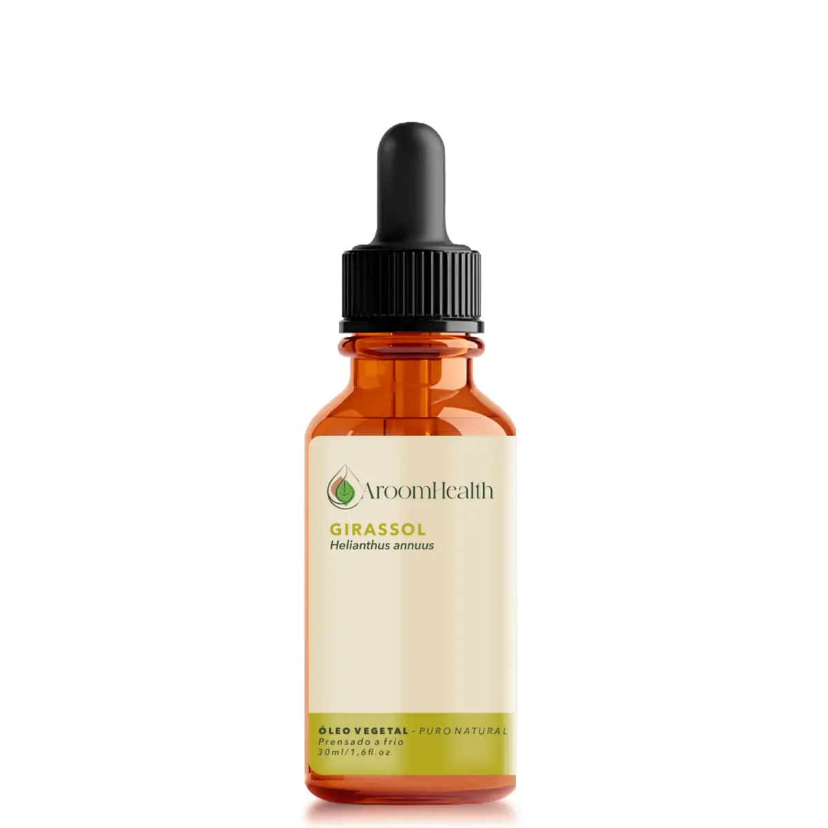 Óleo vegetal puro vegetal de Girassol - 30 ml