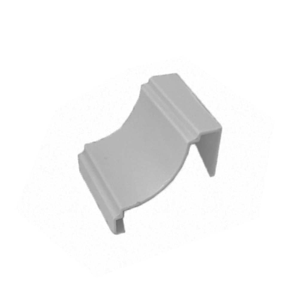 Emenda Para Acabamento De Moldura Em Forro Pvc, Cor Cinza - Kit C/ 10 Unid.