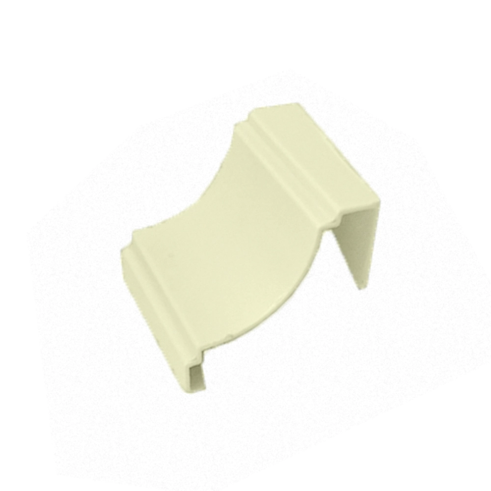 Emenda Para Acabamento De Moldura Em Forro Pvc, Cor Bege/creme - Kit C/ 10 Unid.